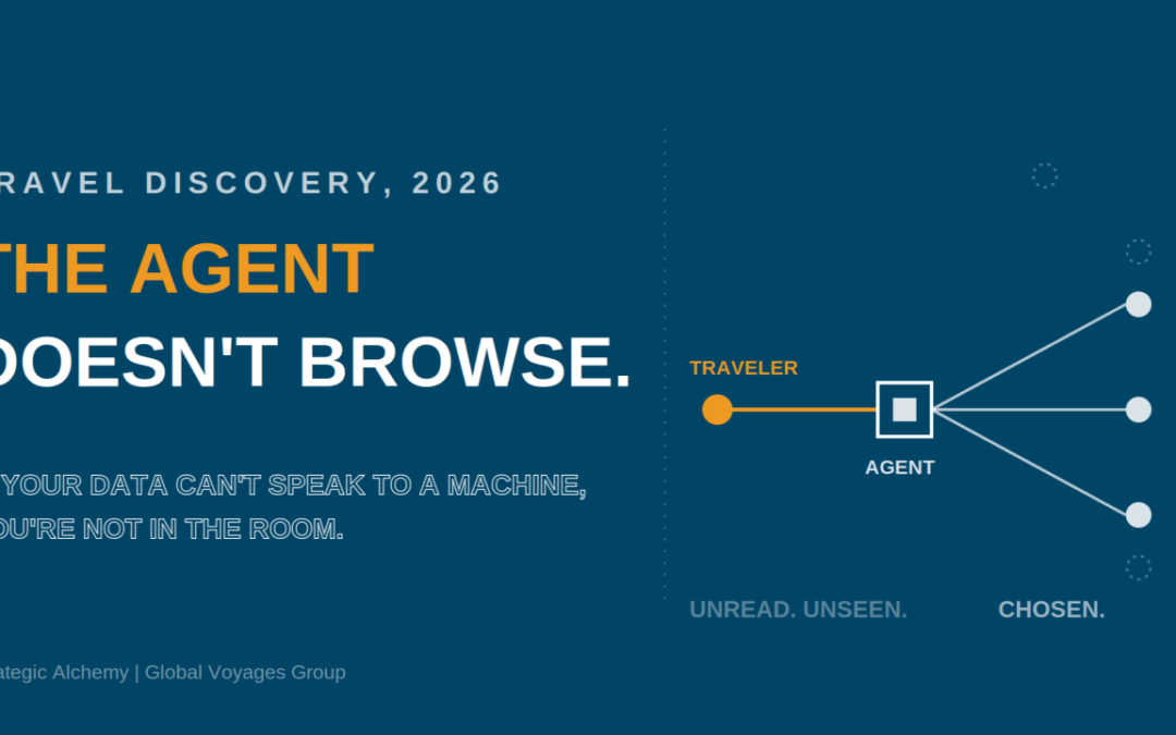 The Agent Doesn’t Browse. If Your Data Can’t Speak to a Machine, You’re Not in the Room.